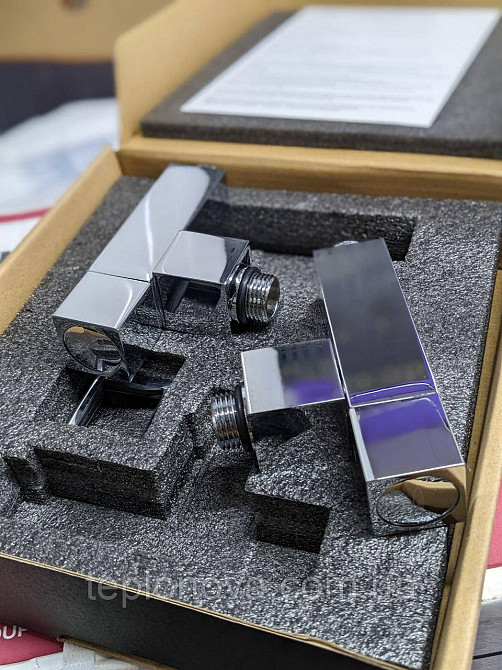 Крани для рушникосушки LUX Хромовані Solomon 1/2" Chrome LUX Чернівці - фото 3