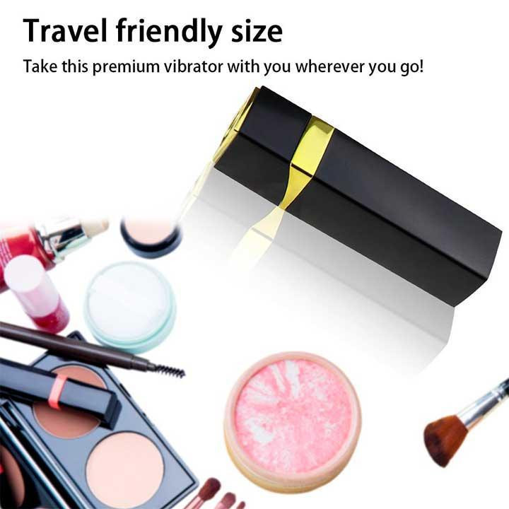 Вібратор для клітора "Помада" 10 режимів USB чорний Вінниця - фото 8