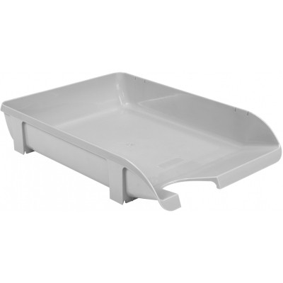Лоток для паперів Economix горизонтальний пластик, сірий (E31801-10) Вінниця - фото 1