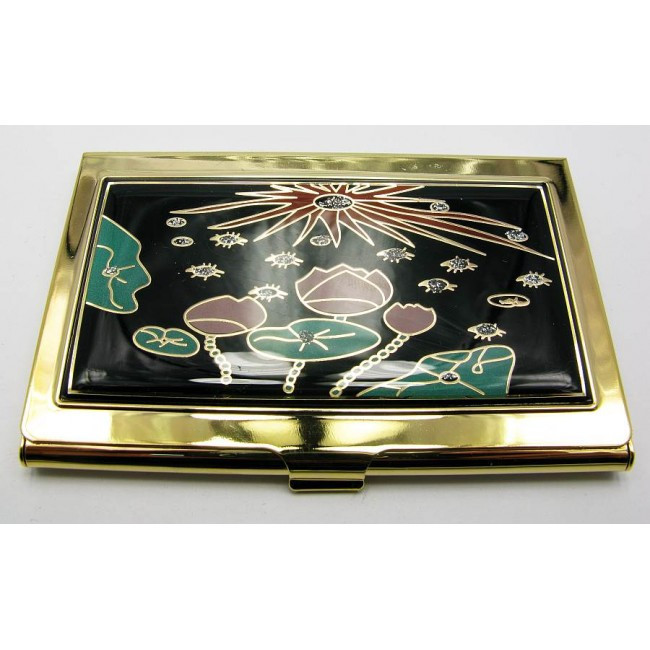 Візитниця кишенькова металева Київ - фото 1