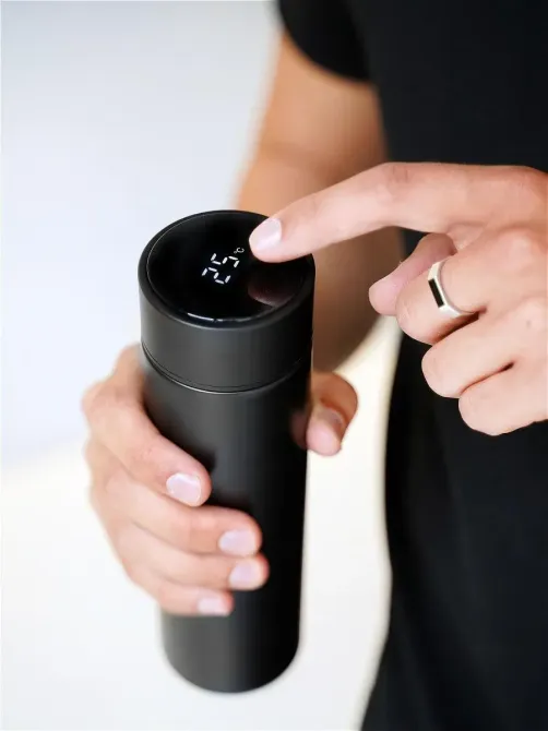 Термос с LED индикатором температуры сенсорный, 500 m | Умный термос с датчиком индикатором температуры 500 мл Коломия - фото 7