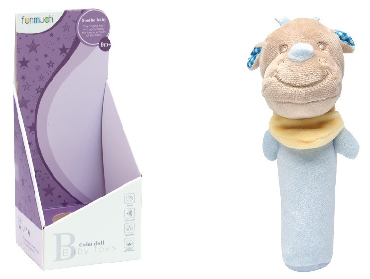 Носорог погремушка-палочка мягкая Funmuch (6533469) Киев - изображение 1