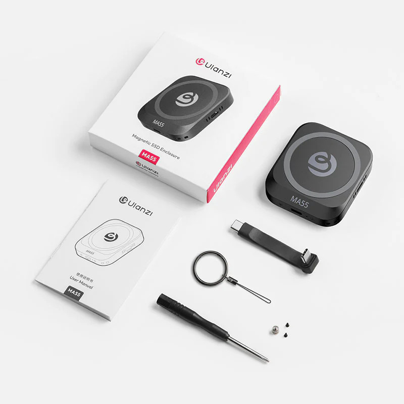 Корпус зовнішній SSD M.2 для телефону з хабом Type-C PD MagSafe Ulanzi MA55 Київ - фото 5