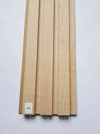 Стеновая реечная панель МДФ 117х12х2800 мм Клен СП12117-16 Киев