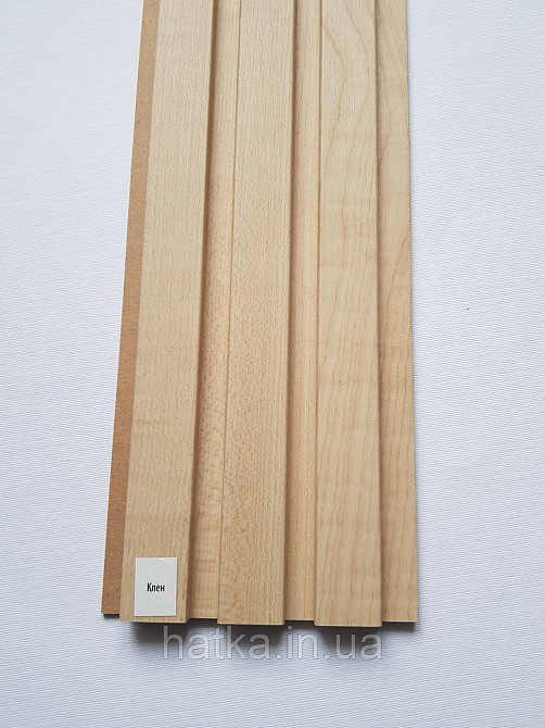 Стеновая реечная панель МДФ 117х12х2800 мм Клен СП12117-16 Киев - изображение 1