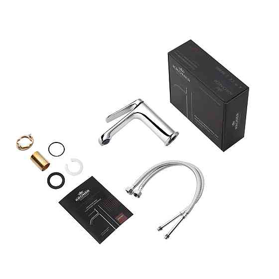 Смеситель для раковины Kroner KRP Makon - C010 хром Киев