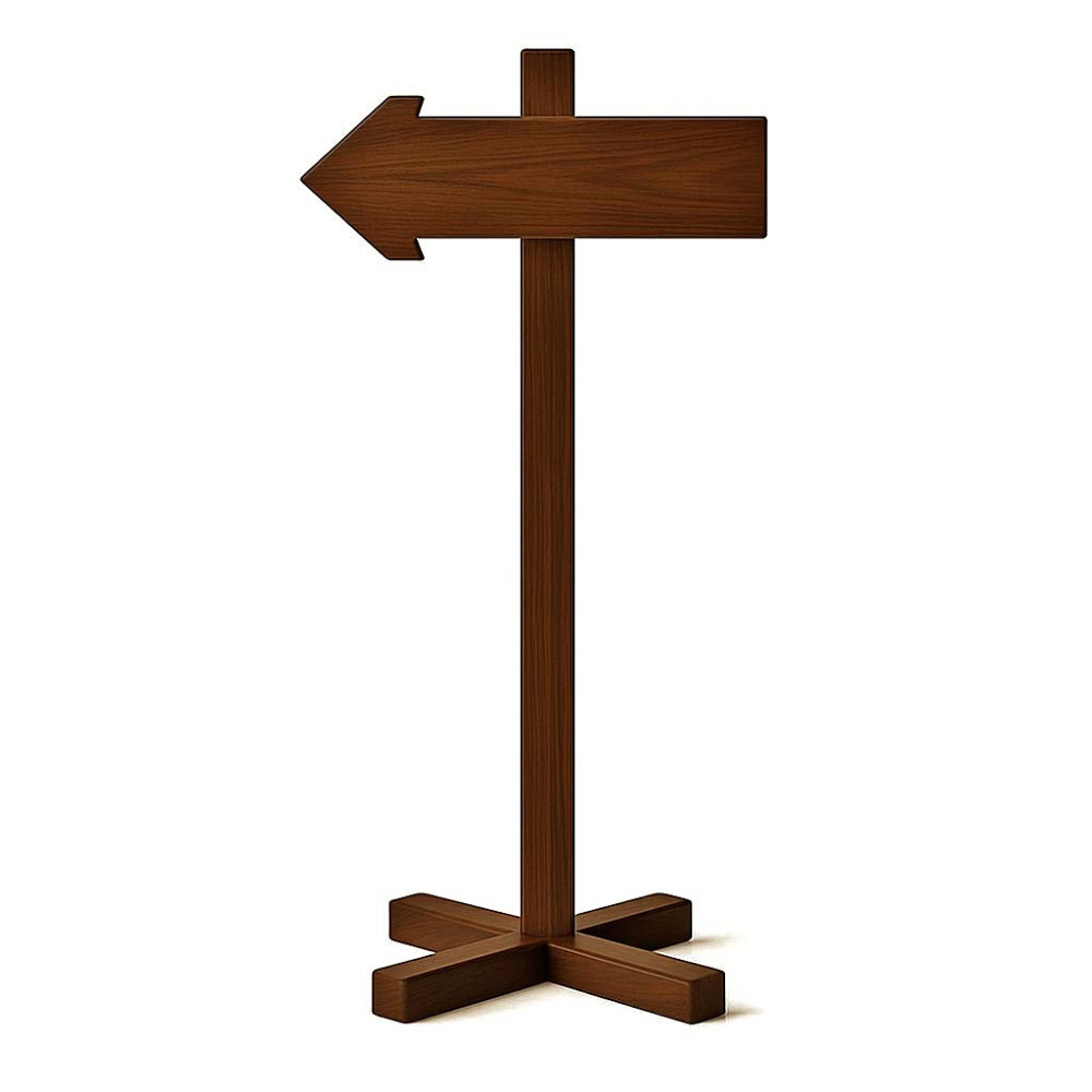 Підлогова стрілка-покажчик "Альмейрім" терракот Миколаїв - фото 1