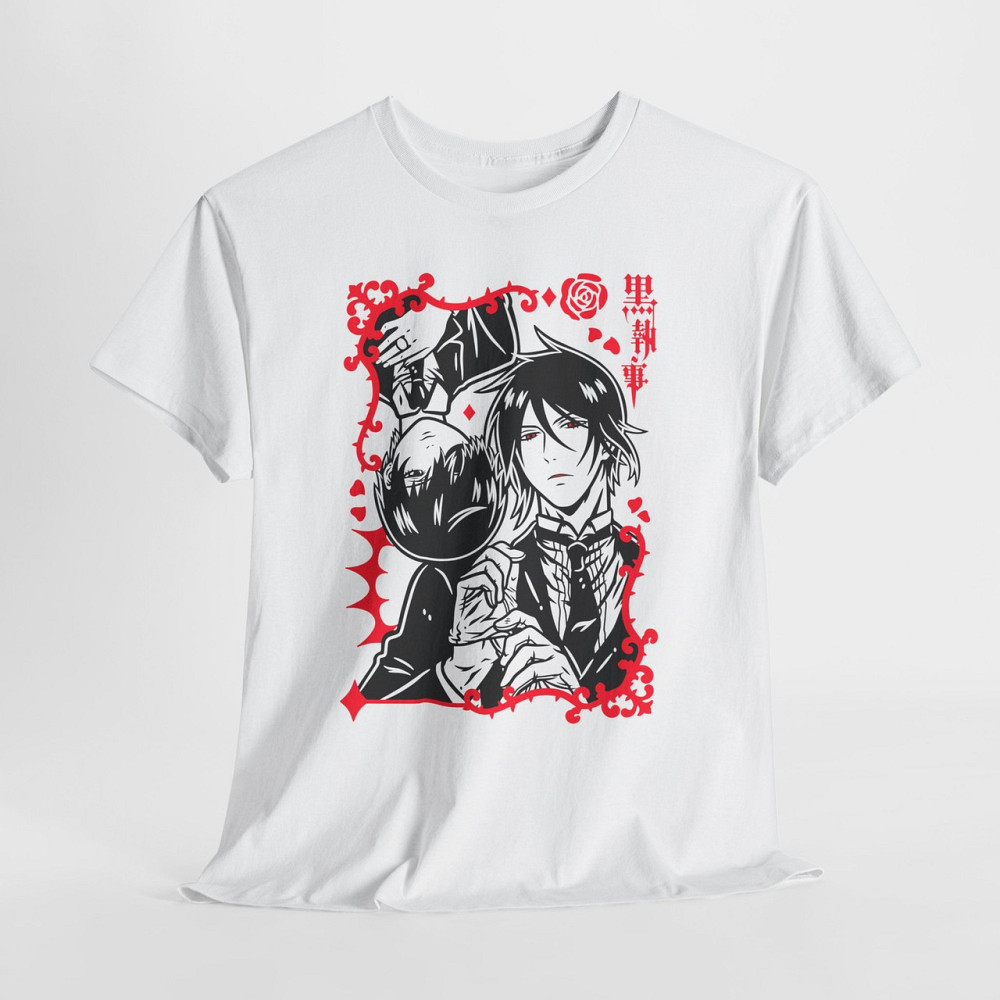 Футболка аниме Блакк Бутлер Киел Пхантомхиве оверсайз (S/M/L) Черний AnimeJ0624 Днепр - изображение 7