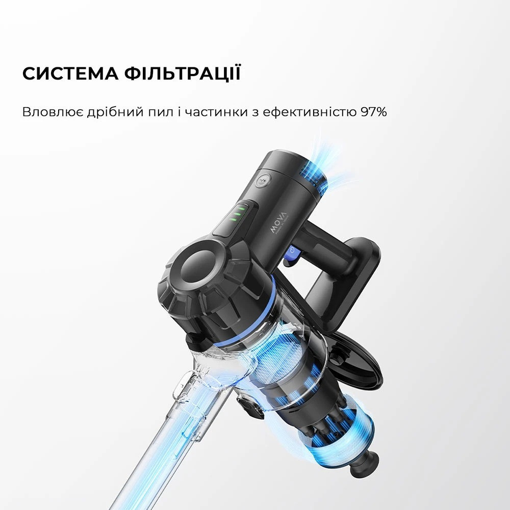 Акумуляторний пилосос Dreame Mova J10 (VJ10A) ( Чорний ) Харків - фото 17