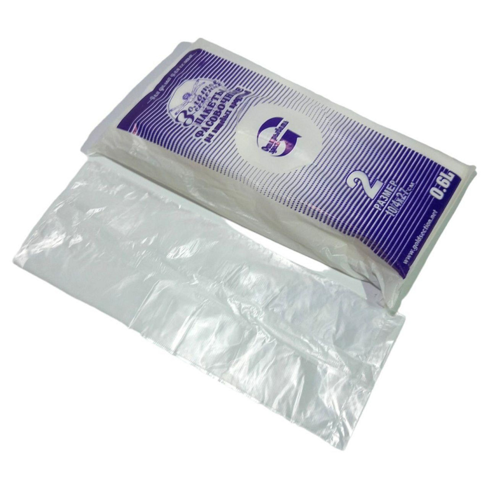 Пакет фасовочный Золотое Сечение 10/4*27 прозрачый 300шт Харьков - изображение 3