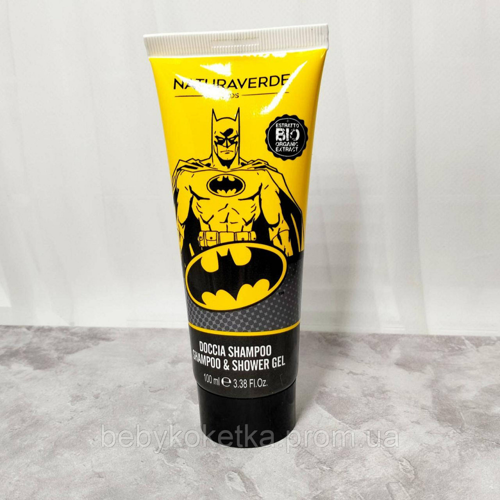 Детский шампунь и гель для душа 2 в 1 Naturaverde Batman 1000 мл. Львов - изображение 1