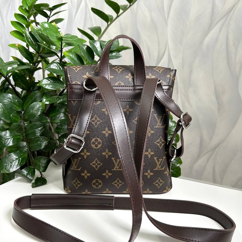Брендовый женский рюкзак-сумка. Женский маленький брендовый рюкзак Louis Vuitton Киев - изображение 2