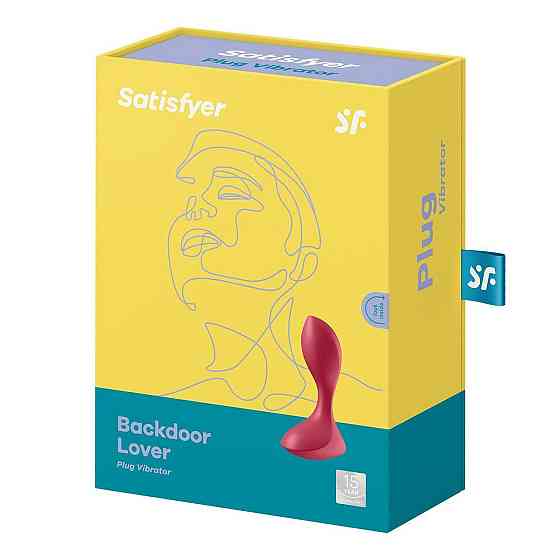 Анальна вібропробка Satisfyer Backdoor Lover Red Sex Aura Київ