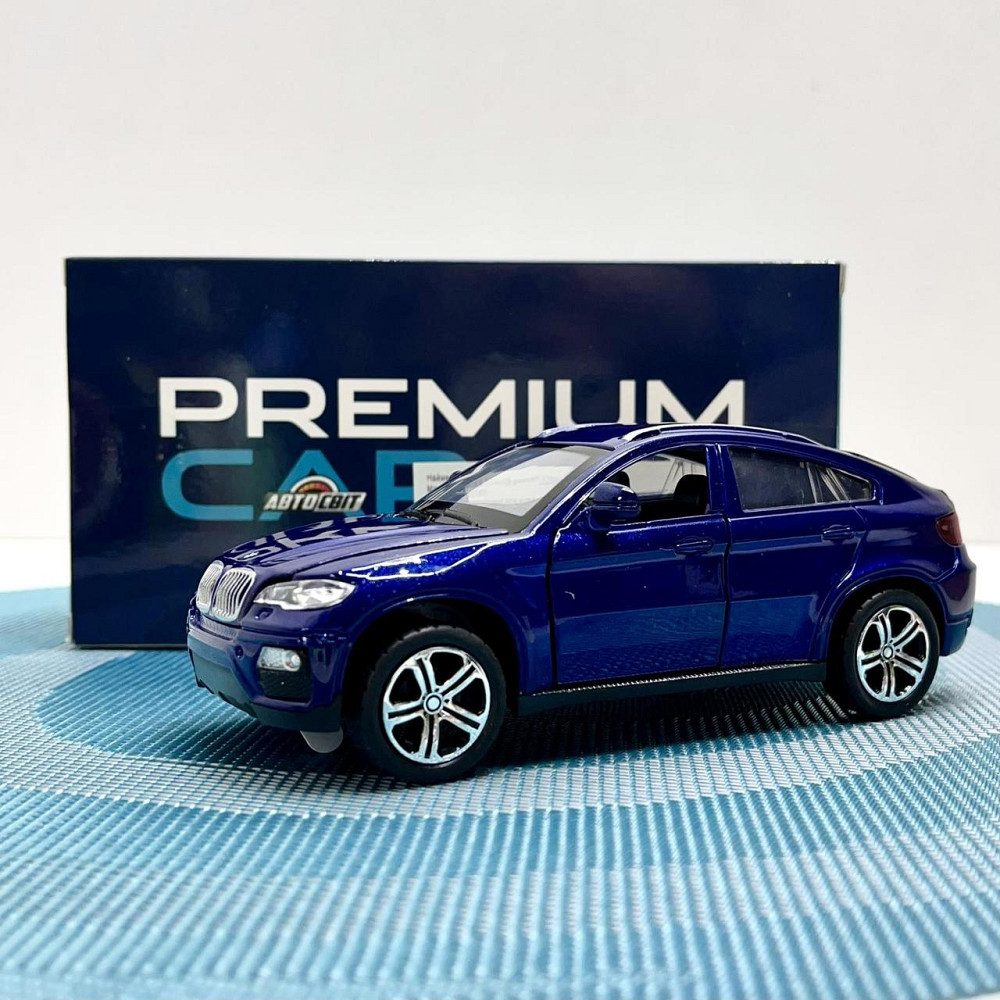 Машина джип Автосвіт BMW x6 металева інерційна 14см Синя (AP-1759) Чернігів - фото 7