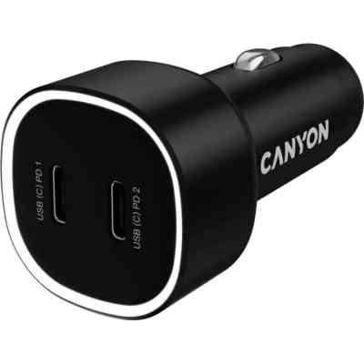 Зарядное устройство Canyon 2xUSB-C PD60W black (CNE-CCABR3CC) Винница