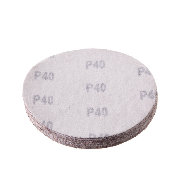 Круг наждаковий на липучці 125 мм, папір клас E, щільність 220 г/м², К40, 10 од. INTERTOOL BT-0554 Київ - фото 3