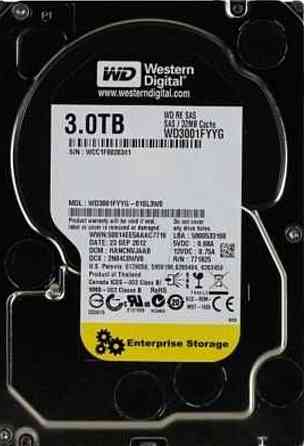 Жорсткий диск WD RE 3 TB HDD SAS Київ