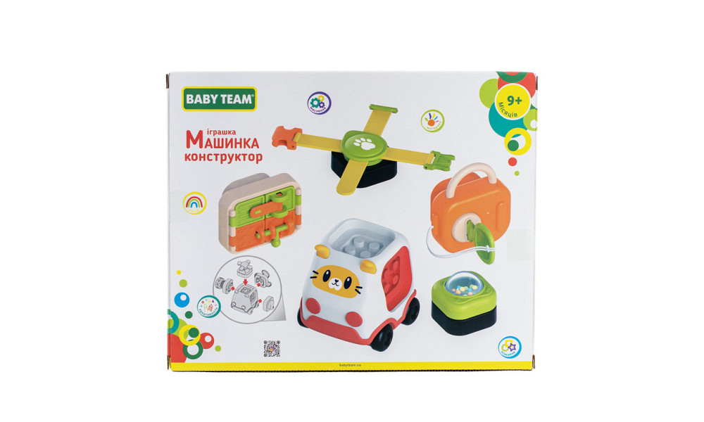 Іграшка "Машинка-конструктор" 9+ Baby team Різні кольори Кривий Ріг - фото 7