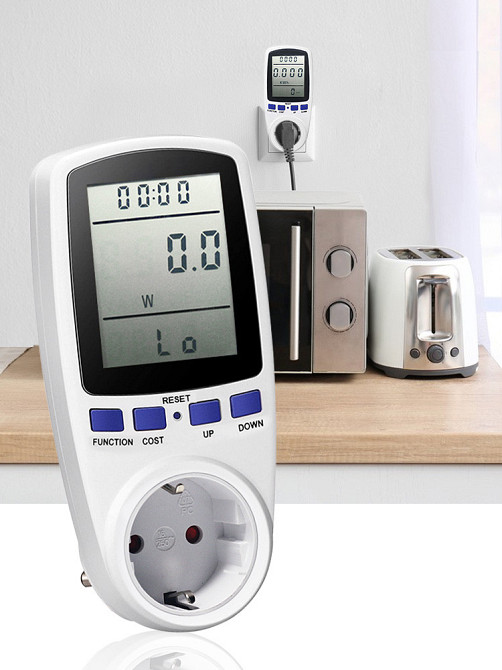 Цифровий енергометр з LCD дисплеєм 220В Київ - фото 7