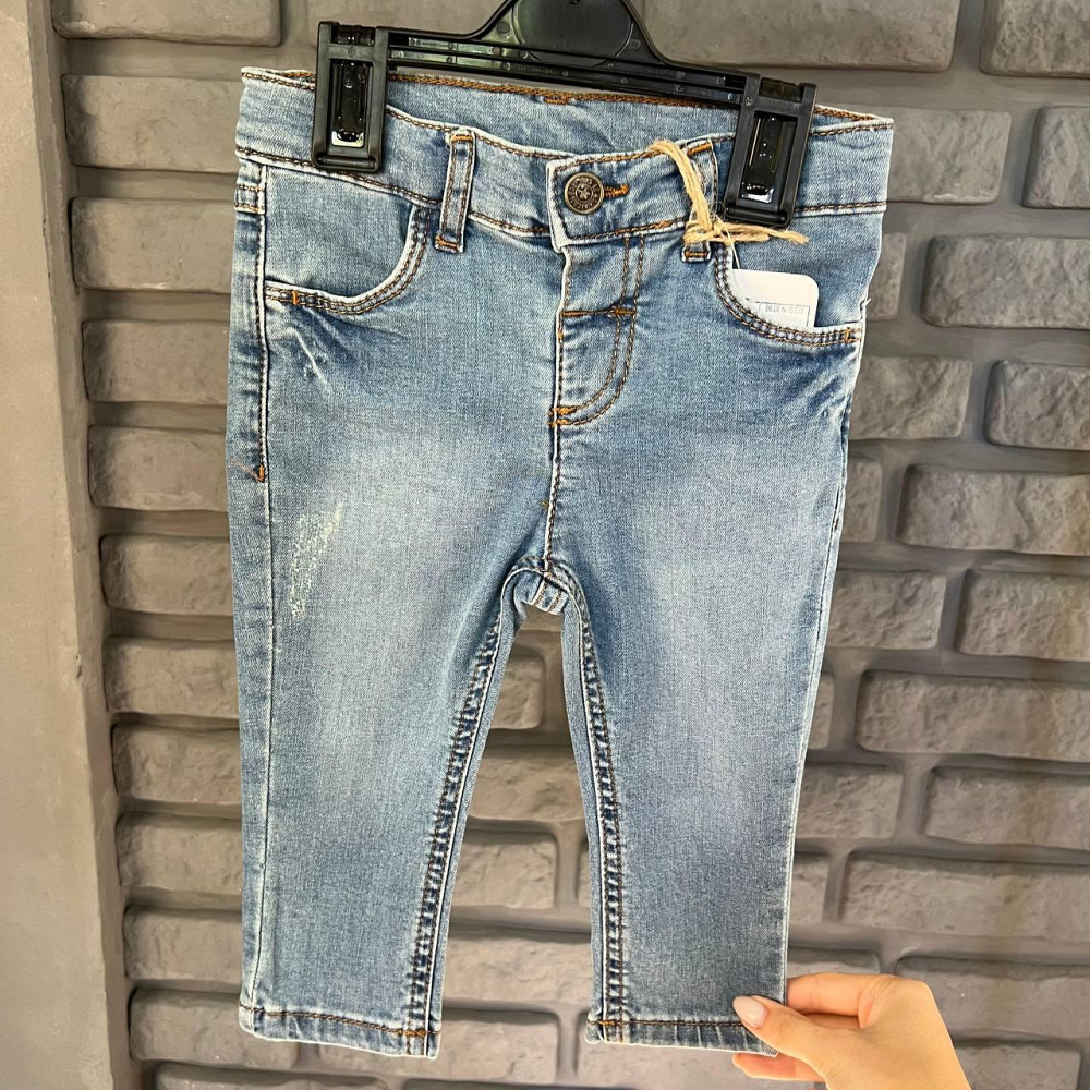 Дитячі Штани Джинси для Хлопчика LC Waikiki Темно-сині. 9-12міс 80см пакунок малюка Киев - изображение 1