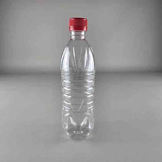 Пластиковая бутылка ПЭТ 0,5 л,  Ø28 прозрачная с крышкой  (150 шт) Харьков