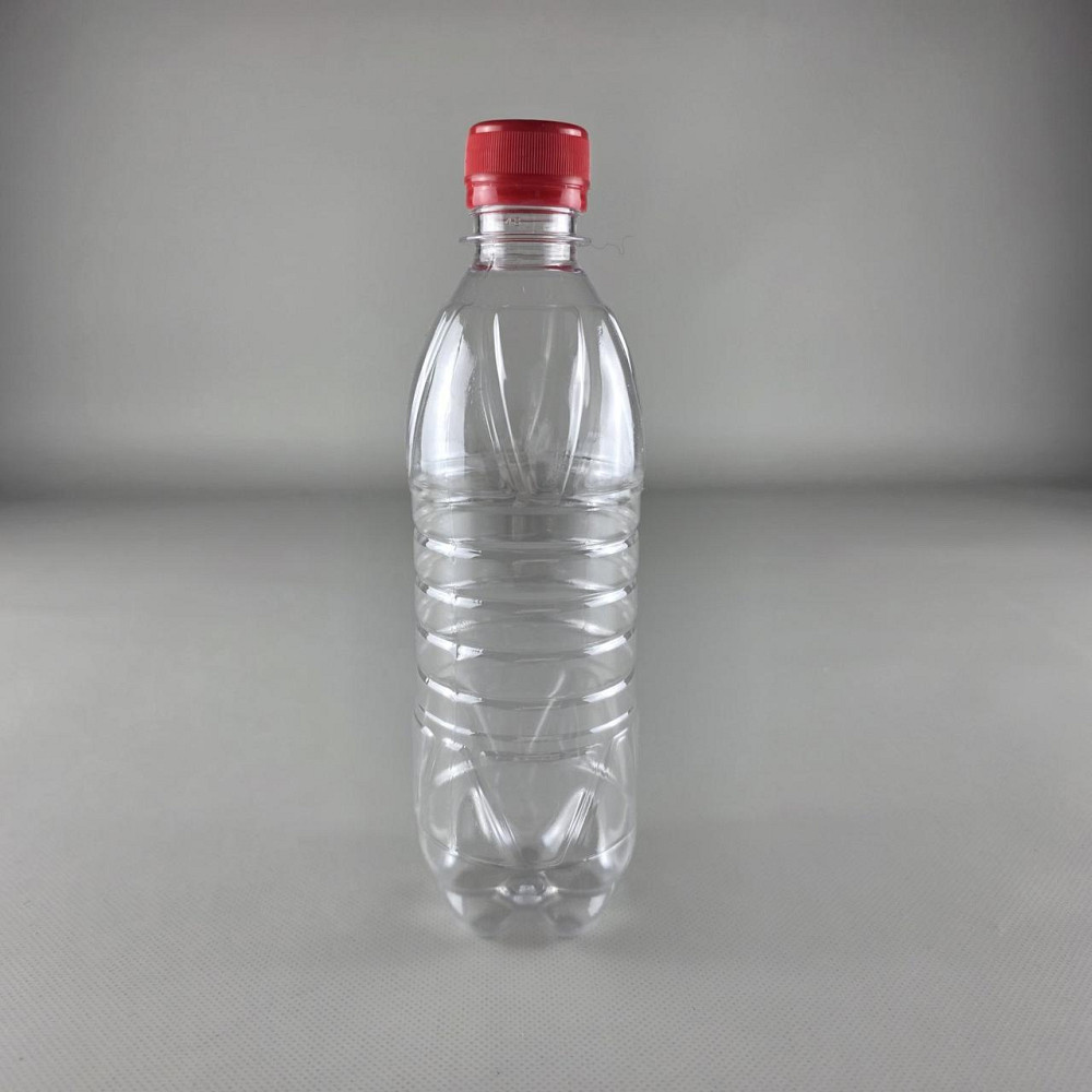 Пластиковая бутылка ПЭТ 0,5 л,  Ø28 прозрачная с крышкой  (150 шт) Харьков - изображение 1