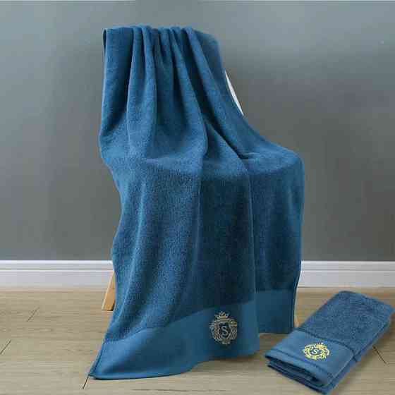 Набір Рушників Lovely Svi - Комплект Банних Рушників: 1 шт - 70 x 140 см, 2 шт - 34 x 72 см Ізумрудний Київ