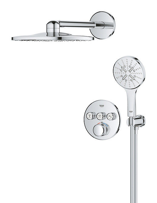Душова система прихованого монтажу з термостатом Grohe Grohtherm SmartControl   ( 34863000 ) 20032 Харків - фото 4