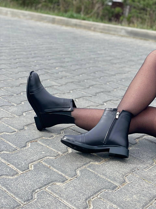 Crisma Жіночі черевики CRISMA чорні натуральна шкіра висота 16см (5386) Коломыя - изображение 3