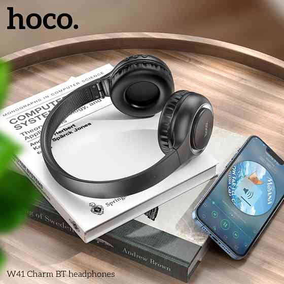 Бездротові навушники HOCO W41 Charm чорні Київ