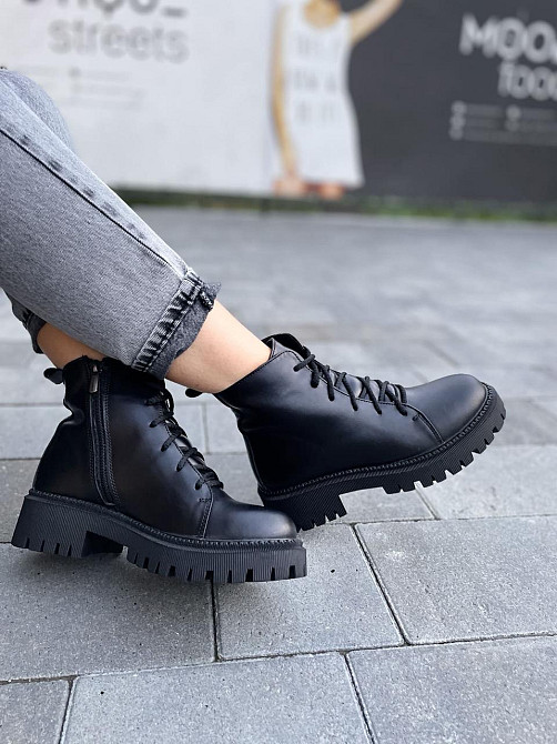 Astra Черевики жіночі G.S.V. ASTRA чорні (зима, шкіра натуральна) (5183) 37р.38р.39р. 39 Коломия - фото 1