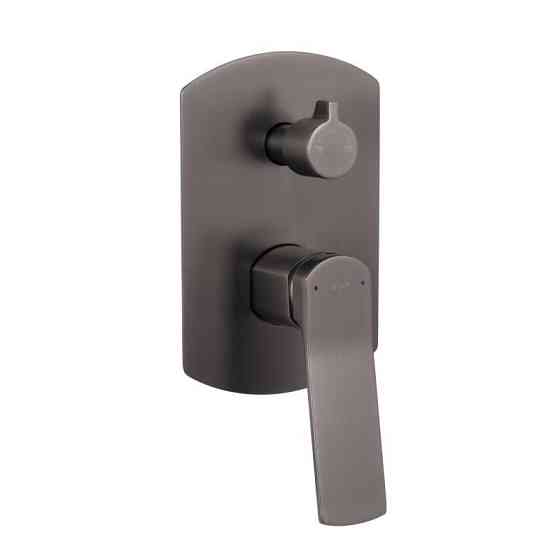 Душевая система скрытого монтажа Qtap Slavonice на два потребителя QTSLA113GMB45899 Gunmetal графит Киев