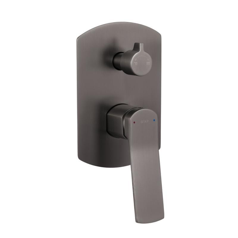 Душевая система скрытого монтажа Qtap Slavonice на два потребителя QTSLA113GMB45899 Gunmetal графит Киев - изображение 6