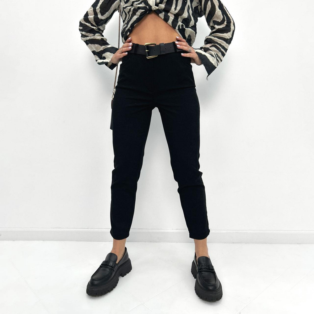 Класичні вельветові брюки "Axel" оптом | Батал | Розпродаж моделі Київ - фото 3