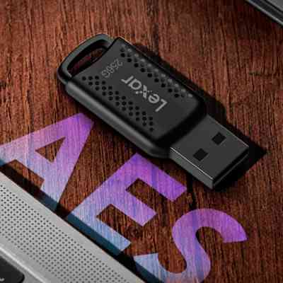 USB флеш накопитель Lexar 256GB JumpDrive V400 Black USB 3.0 (LJDV400256G-BNBNG) Винница