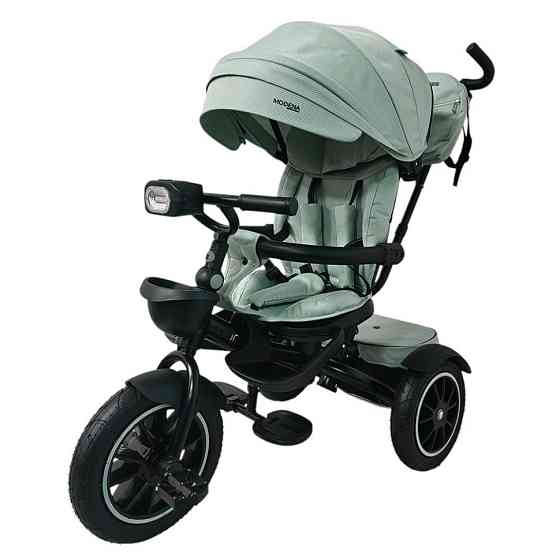 Дитячий триколісний велосипед MODENA ME 1193 Cloud Blue, з батьківською ручкою Вінниця