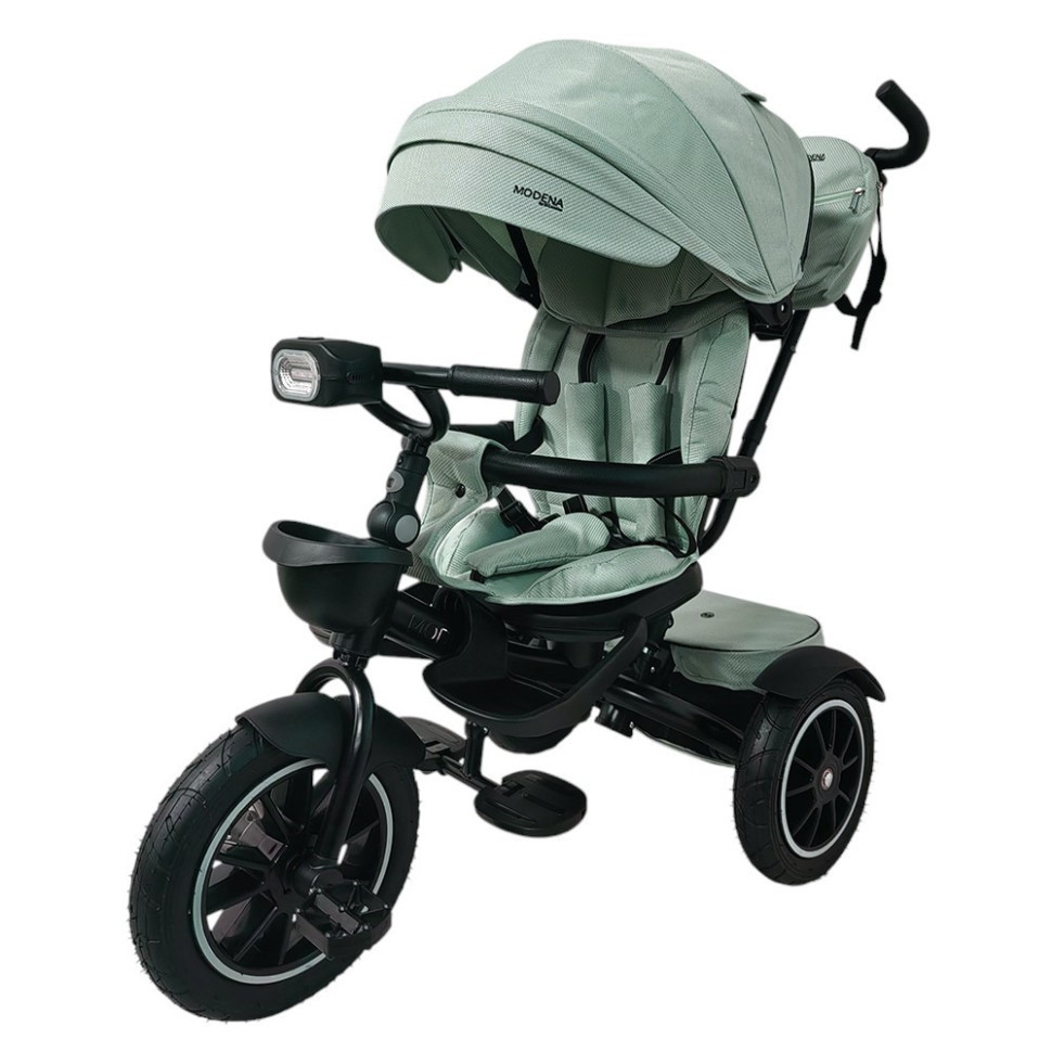 Дитячий триколісний велосипед MODENA ME 1193 Cloud Blue, з батьківською ручкою Вінниця - фото 1