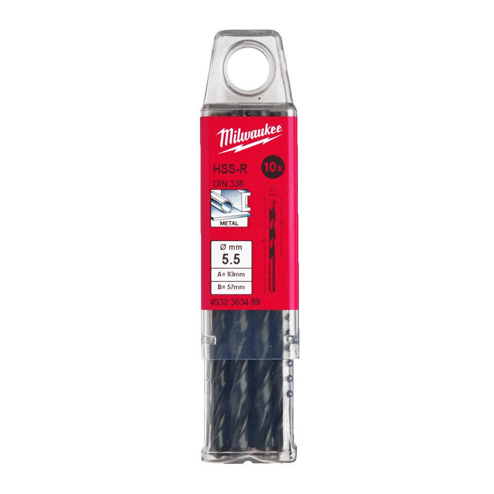 Свердло по металу HSS-R MILWAUKEE DIN338, O5,5мм, (10шт) Одеса - фото 1