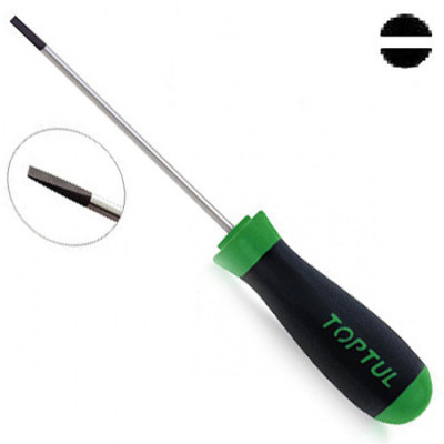Викрутка Toptul плоска шліцева 3x75 мм (FNAB0308) Вінниця - фото 1