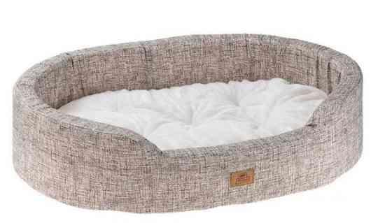 Ліжка - ліжко для собак і котів Ferplast Dandy F (Ферпласт Денді Ф) 80 x 55 x h 20 cm - DANDY F 80, Коричневий червона клітина Запоріжжя