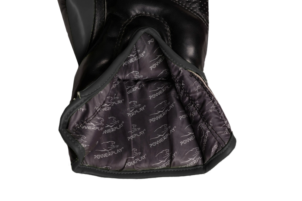 Боксерські рукавиці PowerPlay 3018 Jaguar Чорні 8 унцій Каменское - изображение 4