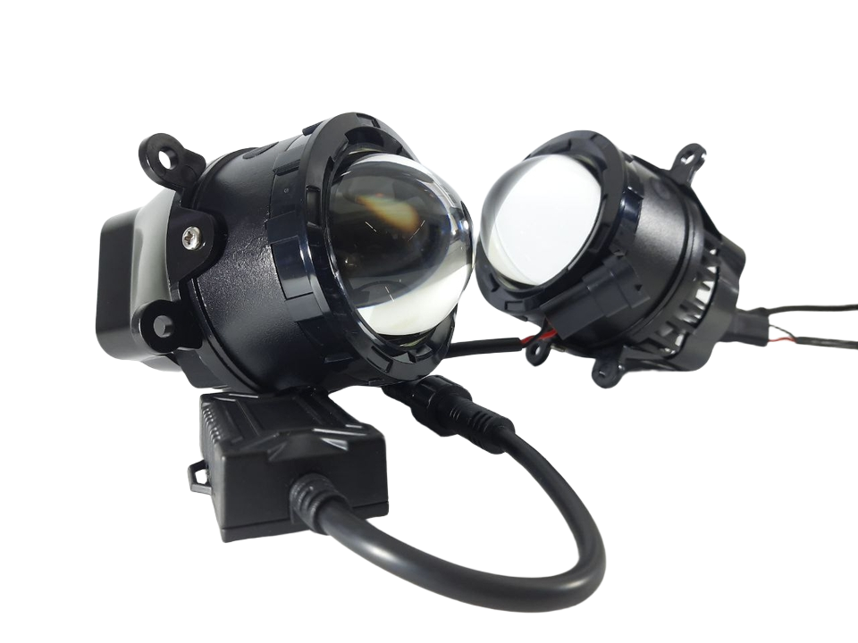 Комплект противотуманных LED фар EA D=85мм Renault Citroen Ford Mitsubishi Peugeot Subaru 100W ПТФ FOG Харьков - изображение 2