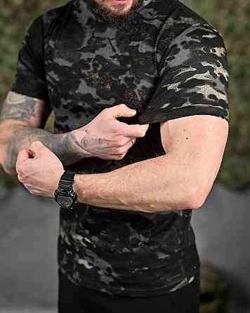 ХЛОПКОВА тактична футболка PATRIOT MultiCam black ДЛ6383 Київ