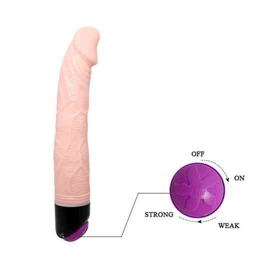 Вібратор - Waves Of Pleasure Fantasy Vibe Flesh, 23 см Sex Aura Київ