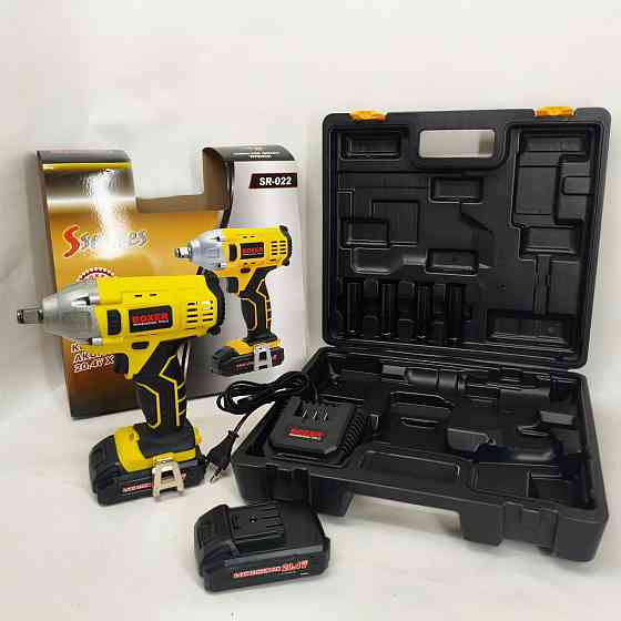 Гайковерт професійний акумуляторний 20.4 В, 250 Нм Boxer SR-022 для автосервісу LJ-78 Львів