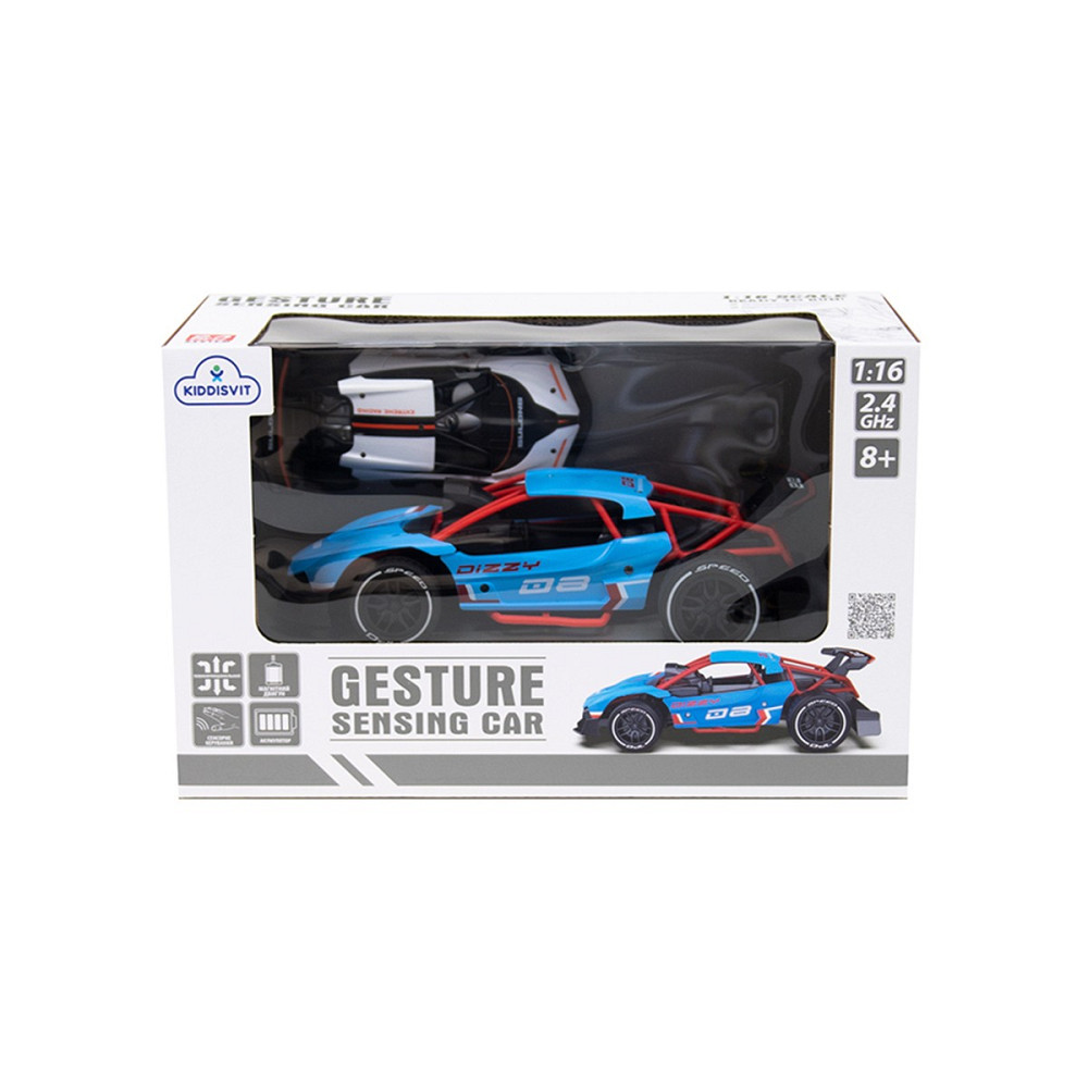 Автомобіль Gesture sensing з р/к та з сенсорним керуванням – Dizzy (блакитний, 1:16) Дніпро - фото 6