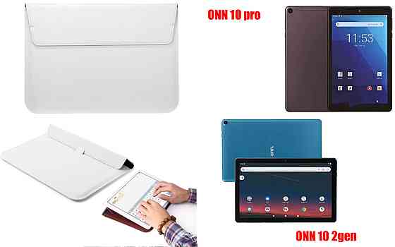 Чохол-конверт VitoCase для ONN 10 pro, ONN 10 2gen, з функцією підставки для планшета Білий Київ