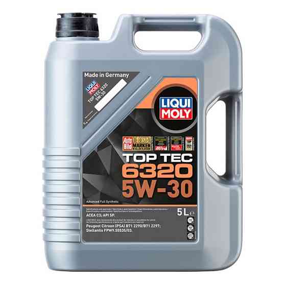 LIQUI MOLY Синтетична моторна олива - Top Tec 6320 SAE 5W-30 5л. Київ