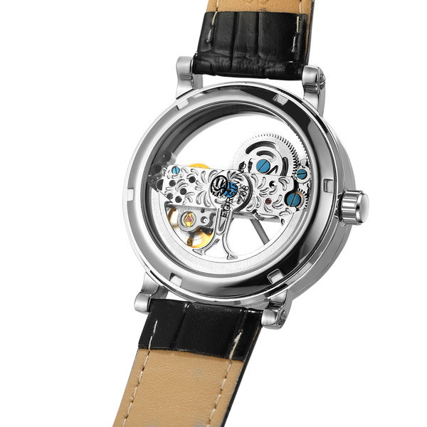 Годинник чоловічий механічний Forsining Air Silver Metal (2 ремінці) Київ - фото 14