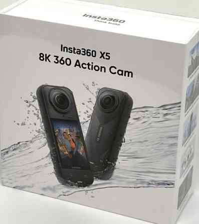 Insta360 X5 8K 360 Action Cam open box. Харків